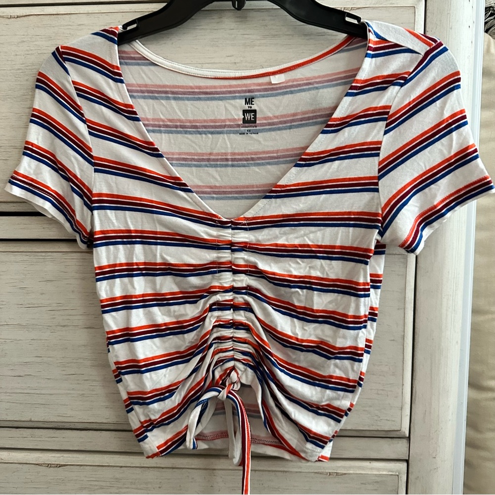 Me to We Striped Tee